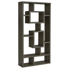 Load image into Gallery viewer, Howie 10-shelf Bookcase Weathered Grey
