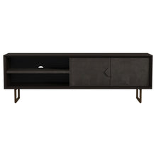 Load image into Gallery viewer, Marsden 2-door Wood 70&quot; TV Stand Charcoal Black
