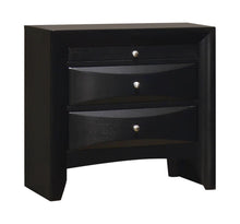 Load image into Gallery viewer, Briana Rectangular 2-drawer Nightstand Black

