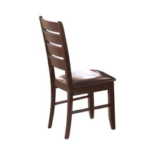 Load image into Gallery viewer, Dalila Ladder Back Side Chairs Cappuccino and Black (Set of 2)
