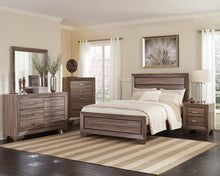 Load image into Gallery viewer, Kauffman California King, E.king, &amp; Queen Panel Bed Washed Taupe
