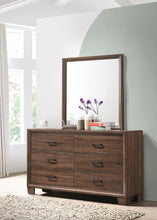 Load image into Gallery viewer, Brandon Framed Dresser Mirror Medium Warm Brown
