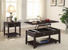 Load image into Gallery viewer, Bradford Square 1-shelf End Table Walnut
