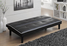 Load image into Gallery viewer, Katrina Tufted Upholstered Sofa Bed Black
