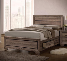 Load image into Gallery viewer, Kauffman California King, E.king, &amp; Queen Panel Bed Washed Taupe
