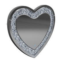 Load image into Gallery viewer, Aiko Heart Shape Wall Mirror Silver
