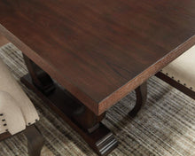 Load image into Gallery viewer, Brockway Trestle Dining Table Antique Java
