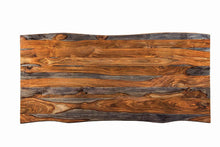 Load image into Gallery viewer, Ditman Live Edge Dining Table Grey Sheesham and Black
