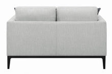 Load image into Gallery viewer, Apperson Cushioned Back Loveseat Light Grey
