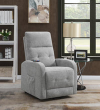 Load image into Gallery viewer, Howie Tufted Upholstered Power Lift Recliner Grey
