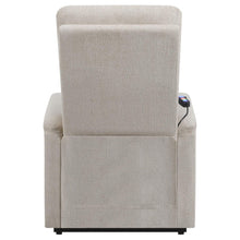 Load image into Gallery viewer, Henrietta Power Lift Recliner with Storage Pocket Beige

