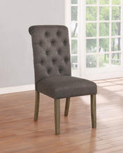 Load image into Gallery viewer, Balboa Tufted Back Side Chairs Rustic Brown and Grey (Set of 2)
