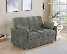 Load image into Gallery viewer, Cotswold Tufted Cushion Sleeper Sofa Bed Light Grey &amp; Dark Grey
