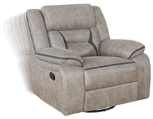 Load image into Gallery viewer, Greer Upholstered Tufted Back Glider Recliner
