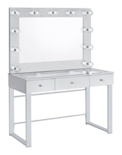 Load image into Gallery viewer, Umbridge 3-drawer Vanity with Lighting Chrome and White
