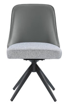 Load image into Gallery viewer, Paulita Upholstered Swivel Side Chairs (Set of 2) Grey and Gunmetal
