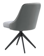 Load image into Gallery viewer, Paulita Upholstered Swivel Side Chairs (Set of 2) Grey and Gunmetal
