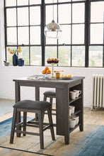 Load image into Gallery viewer, Caitbrook Counter Height Dining Table and Bar Stools (Set of 3)
