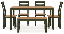 Load image into Gallery viewer, Gesthaven Dining Table with 4 Chairs and Bench (Set of 6)
