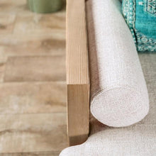 Load image into Gallery viewer, ALESUND Loveseat, Beige/Light Oak, Natural &amp; Brown
