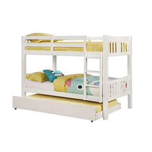 Load image into Gallery viewer, Cameron Dark Walnut, White &amp; Gray Full/Full Bunk Bed
