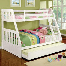 Load image into Gallery viewer, CANBERRA II White Twin/Full Bunk Bed
