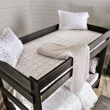 Load image into Gallery viewer, Arlette Twin/Twin Bunk Bed Brown, Black, Gray, &amp; White
