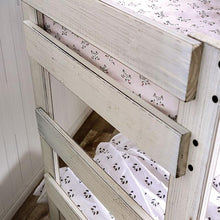 Load image into Gallery viewer, Arlette Twin/Twin Bunk Bed Brown, Black, Gray, &amp; White

