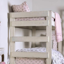 Load image into Gallery viewer, Arlette Twin/Twin Bunk Bed Brown, Black, Gray, &amp; White
