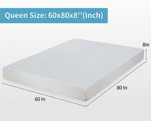 Load image into Gallery viewer, Artemisia 8&quot; Cal. King, E.King, Full, &amp; Queen Memory Foam Mattress
