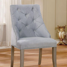Load image into Gallery viewer, DIOCLES Silver/Light Gray Side Chair (2/CTN)

