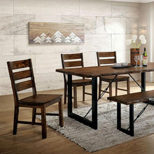 Load image into Gallery viewer, Dulce Walnut/Black Dining Table
