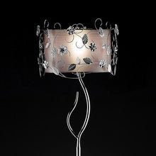 Load image into Gallery viewer, Elva Silver/Chrome Floor Lamp, Double Shade
