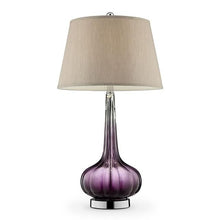 Load image into Gallery viewer, Fay Purple 30&quot;H Table Lamp
