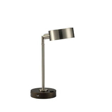 Load image into Gallery viewer, Gail Stain Nickel Table Lamp
