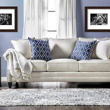 Load image into Gallery viewer, Giovanni Beige/Blue Sofa
