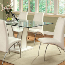 Load image into Gallery viewer, Glenview White/Chrome Dining Table

