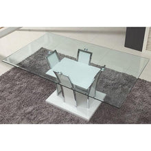 Load image into Gallery viewer, Glenview White/Chrome Dining Table
