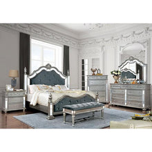 Load image into Gallery viewer, Azha Silver/Gray Cal.King &amp; Queen Bed
