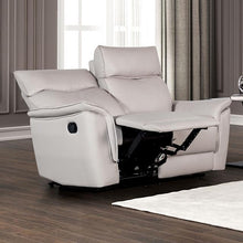 Load image into Gallery viewer, Bienne Loveseat Manual Recliner White &amp; Black
