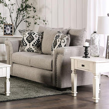 Load image into Gallery viewer, BELSIZE Loveseat Grey, Beige, &amp; Choclate
