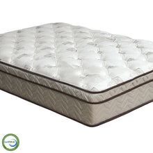 Load image into Gallery viewer, Lilium White/Brown 13&quot; Euro Pillow Top Mattress, Full image
