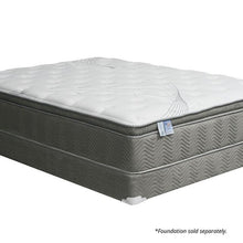 Load image into Gallery viewer, STORMIN White/Gray 13&quot; Euro Pillow Top Mattress, Queen image
