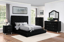 Load image into Gallery viewer, STEFANIA E.King Bed, Black
