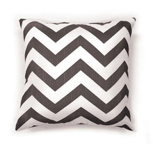 Load image into Gallery viewer, ZOE 18&quot; X 18&quot; Pillow, Gray Chevron (2/CTN) image
