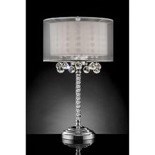 Load image into Gallery viewer, 30&quot;H Table Lamp, Hanging Crystal
