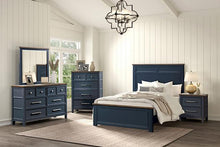 Load image into Gallery viewer, Pinetop 4 &amp; 5 Piece Twin Bedroom Set White &amp; Blue
