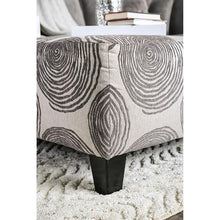 Load image into Gallery viewer, Bonaventura Gray/Pattern Ottoman
