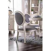 Load image into Gallery viewer, Kathryn Antique White/Gray Side Chair, Antique White (2/CTN)
