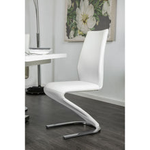 Load image into Gallery viewer, Midvale White/Chrome Side Chair (2/CTN)
